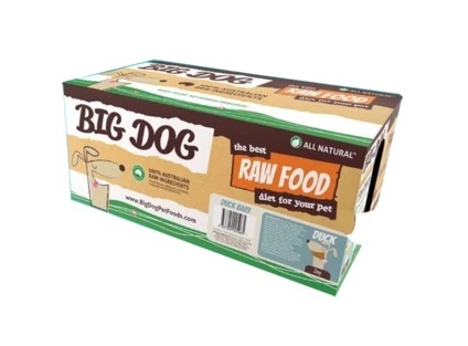 Big Dog 急凍狗糧鴨配方 3kg ( 12件x 250g ) 