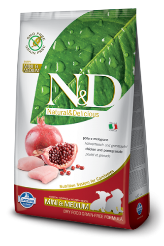 N&D Chicken & Pomegranate Puppy 無穀物幼犬配方 石榴&雞肉 02.5kg