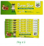 YumGuard營加 Puree Star 雞肉木瓜果泥 貓零食 14g x 6 (綠色)