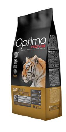 Optima Nova [OCA-L]- 金虎潔齒除臭配方貓糧 (Cat Adult) 08kg