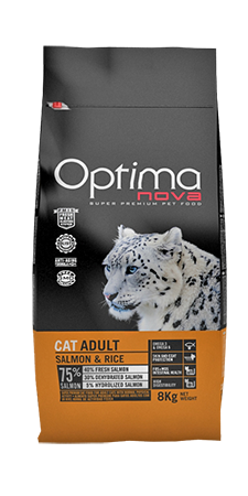 Optima Nova [OCS-M]- 雪豹美毛配方貓乾糧-三文魚加飯 02kg