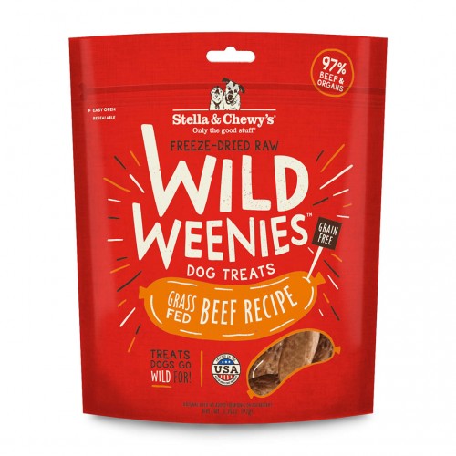 Stella & Chewy's [WW-BF-3.25]- Wild Weenies  凍乾香腸小食系列 草飼牛配方 3.25oz