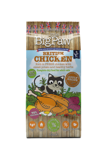 Little Big Paw - 英國烤雞味 成貓乾糧 1.5kg [DC-CHK01]