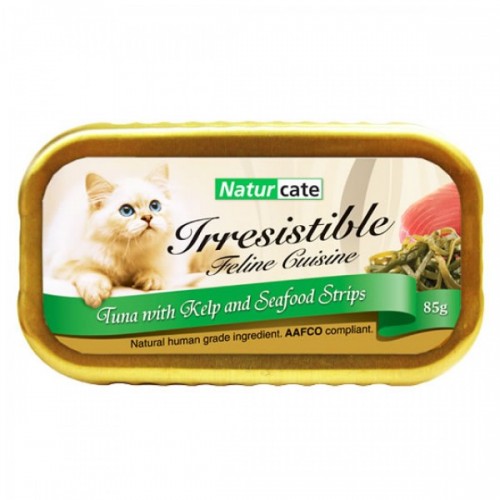 Naturcate [NC85-4] 吞拿魚+海藻+海鮮 貓罐頭 85g