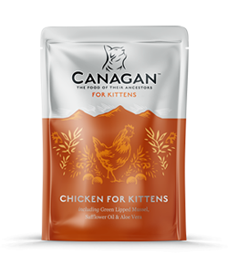 Canagan 原之選 鮮肉主食滋味包 幼貓-雞肉 85g x 8包原箱優惠 