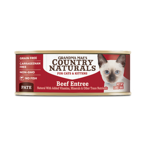 Country Naturals [CNCE051]-無穀物 農場鮮牛肉泥配方 貓罐頭 2.8oz