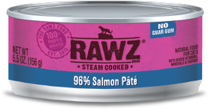 RAWZ 96% RZCS156 三文魚肉醬全貓罐頭 156g