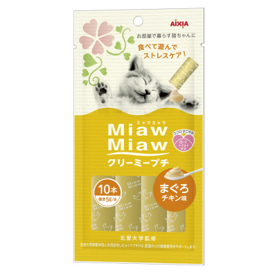 Aixia Miaw Miaw MMCP-2 日式貓咪肉醬 吞拿魚+雞味 5g(10本)
