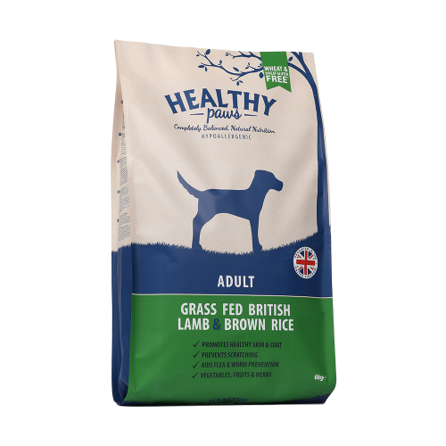 Healthy Paws [43071]- 羊肉糙米成犬狗糧 6kg