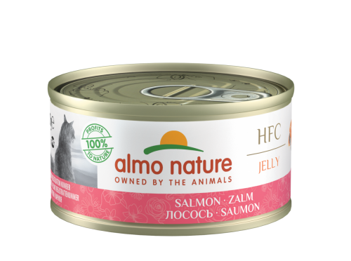 almo nature [9029] - HFC Jelly - Salmon 鮭魚(三文魚) 貓罐頭 70g x 24罐原箱優惠