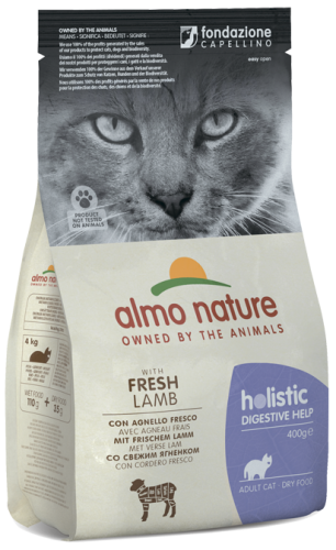 Almo Nature 貓乾糧 - [674] Digestive 400g Lamb 羊肉 成貓腸胃護理配方(紫)