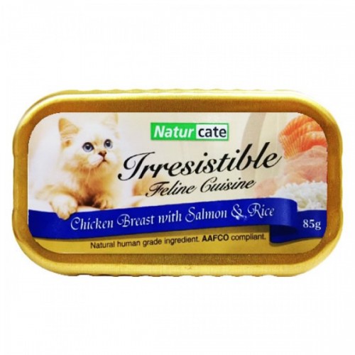 Naturcate [NC85-10] 雞胸肉+三文魚+飯 85g
