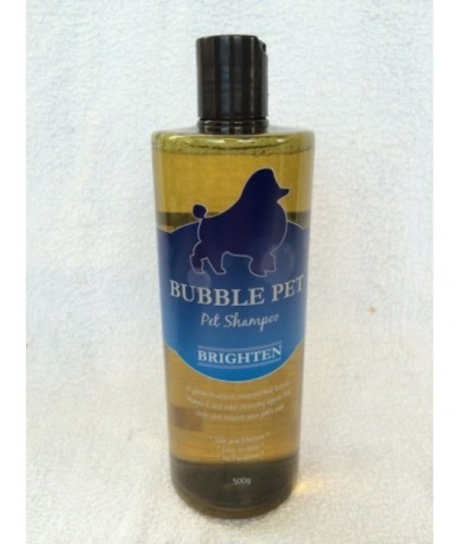 Bubble Pet Shampoo - Brighten 亮麗冲涼液 (藍色/爽身粉香味) 500g