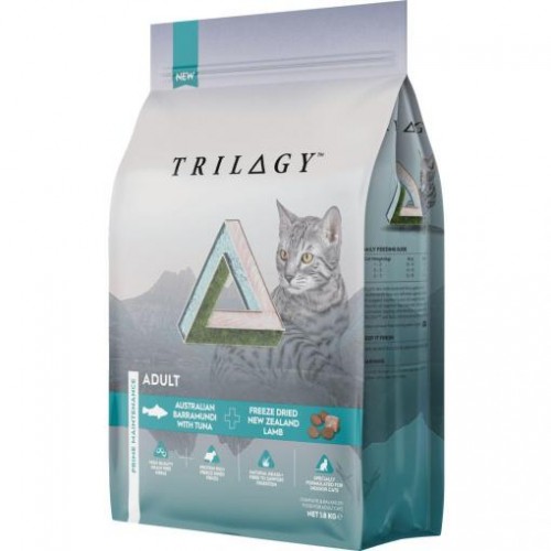 TRILOGY™奇境 [TRT-001] 澳洲尖吻鱸魚及吞拿魚配方 (添加5%紐西蘭凍乾羊肺) *成貓糧* 1.8kg
