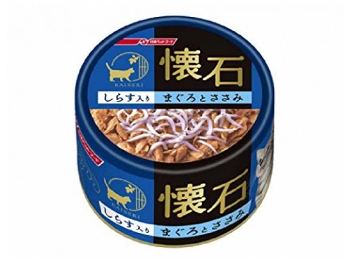 懷石 NP-K11 啫喱-吞拿魚+雞柳+白飯魚貓罐頭 80g