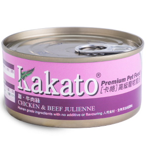 Kakato 704 雞+牛肉絲 70G	