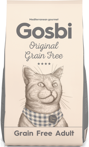Gosbi 無穀物蔬果成貓配方 12kg [GCGA] (灰)