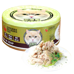 Petsgoal x 忌廉哥 吞拿魚+紫菜 貓罐頭 70g