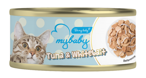 Be My Baby 濕貓糧 [A10] Tuna & Whitebait 吞拿魚+白飯魚 85g