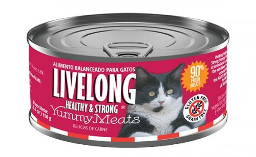 LIVELONG [14532] Yummy Meal 滋味肉罐 貓罐頭 156g (粉)