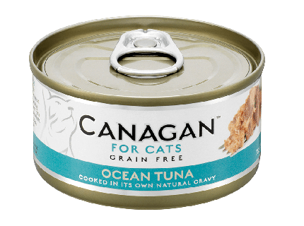 Canagan 貓用無穀物海洋吞拿魚配方罐頭 75g	