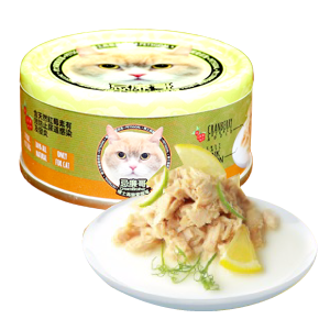 Petsgoal x 忌廉哥 三文魚+魚湯 貓罐頭 70g