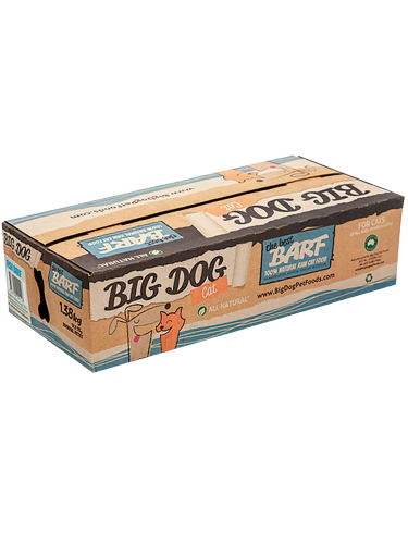 缺貨,代理未有返貨期 Big Dog 急凍貓糧魚配方 1.38kg ( 12件x 115g )