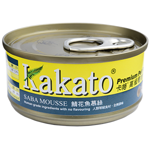 Kakato 701 鯖花魚慕絲 貓犬用罐頭 70G