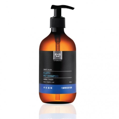 水魔素 柔亮蓬鬆洗毛精500ml-白麝香 【細軟毛髮】[WMS013]