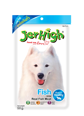 JerHigh 狗小食 Jer18-50g 魚肉條 50g