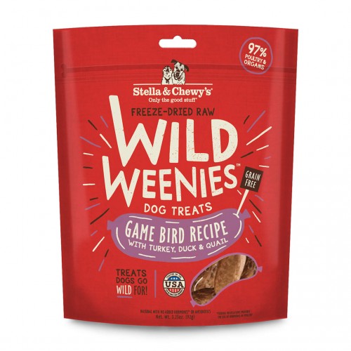 Stella & Chewy's [WW-GB-3.25]- Wild Weenies  凍乾香腸小食系列 獵鳥配方 3.25oz