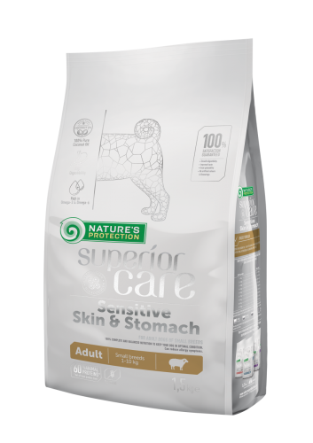 Nature's Protection SD76 Skin &Stomach 敏感皮膚腸胃配方(低敏羊肉) 成犬糧 (小型犬種用) 1.5kg 