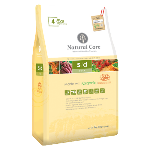 Natural Core (ECO 4) 鴨肉健美有機狗糧 06kg (黃) [A0249