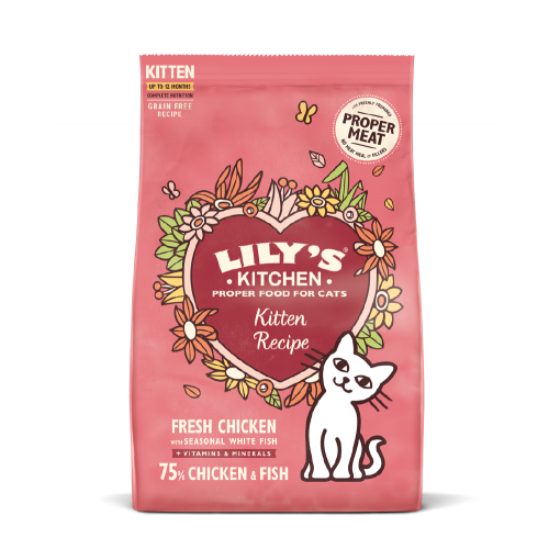 Lily's Kitchen [ BCDK83 ] 無穀物鮮雞 幼貓專用餐 貓乾糧 800g
