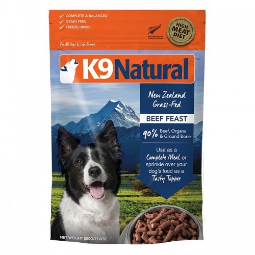K9 Natural [K9-B36K]- 牛肉盛宴脫水鮮肉糧 3.6KG