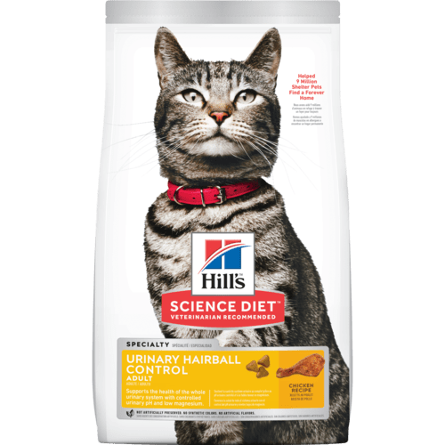 預訂預計12月返貨 Hill's希爾思 - 成貓泌尿道健康和去毛球貓糧 15.5lb [10137]  
