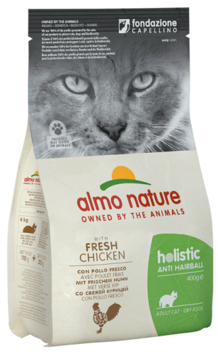 Almo Nature 貓乾糧 - [673] Anti-Harball 2kg Chicken 雞肉 去毛球配方(綠)