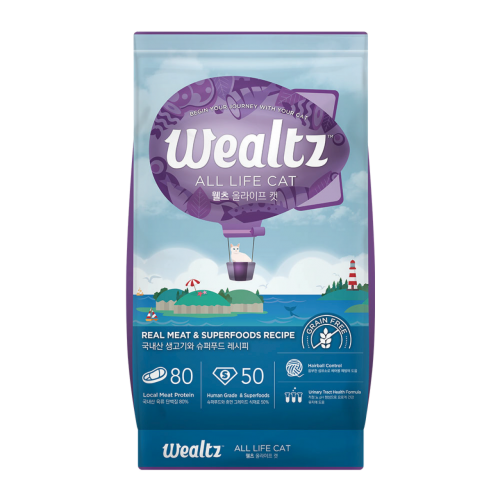 Wealtz 維爾滋 [WCK6321] - 全貓配方 - 鮮雞肉、超級食物 1.2KG