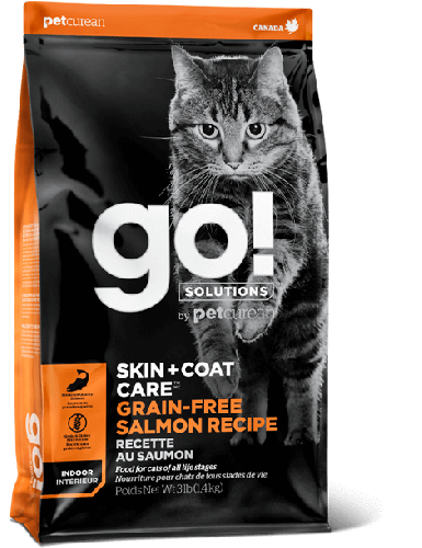GO! SOLUTIONS 005029 - 護膚美毛系列 三文魚貓糧配方 8lb