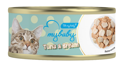 Be My Baby 濕貓糧 [A13] Tuna & Bream 吞拿魚+鯛魚 85g x 24罐原箱優惠