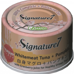 Signature7 [S7-339086] 星期四 - 白肉吞拿魚+南瓜 泌尿暢順 70g x 24罐原箱優惠