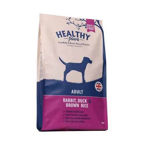 Healthy Paws [43086]- 兔肉鴨肉糙米成犬狗糧 6kg