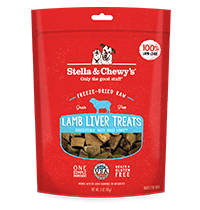 Stella & Chewy's [TRT-LL-3] - 凍乾生內臟小食系列 - 羊肝 3oz