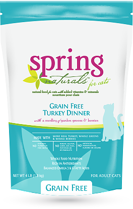 Spring Naturals 曙光全天然無穀物貓糧 火雞肉配方 1.8kg [SN-08287]